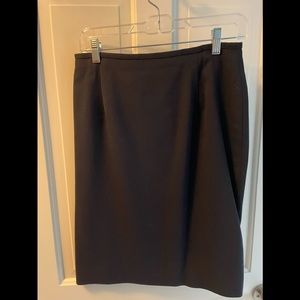 Navy blue pencil skirt